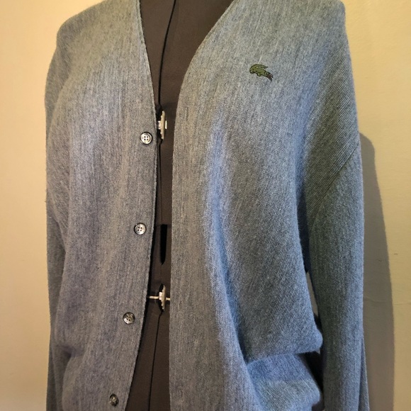 lacoste mens cardigan